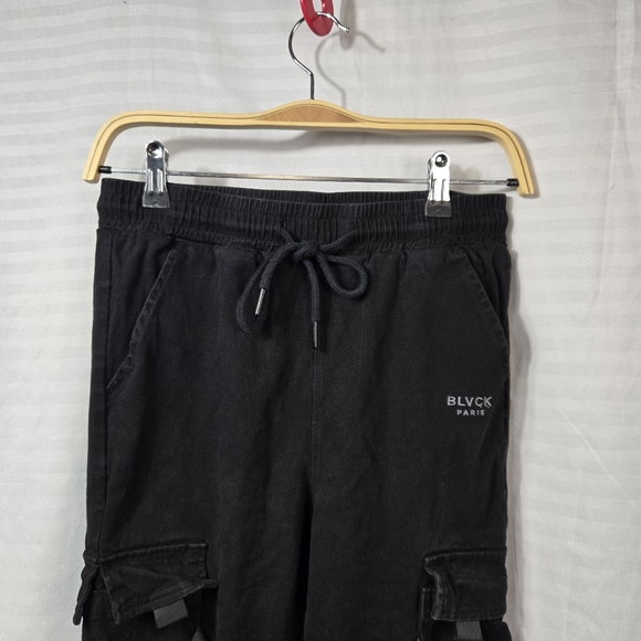 Blvck Paris Tokyo Pants Soft Elastic Denim  Men Sz XS Hip Hop Active Jogger - Picture 6 of 11